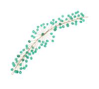 HAPINARY Handmade Crystal Bridal Hair Vine Headband with Rhinestone Accents Lightweight Soft Chain Wedding Hair Accessories for Brides and Bridesmaids Compatible with All Hairstyles