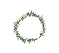 HAPINARY Handmade Garland Headband Green Crowns Women Bride Leaf Hairband Bridal Headband Garlands Head Band Flower Wreaths Woman