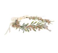 HAPINARY Handmade V-shaped Flower Headpiece for Women Featuring Lightweight Plastic and Resin Materials, Versatile Photography Prop with Unique Exotic Charm, for Weddings and Photoshoots