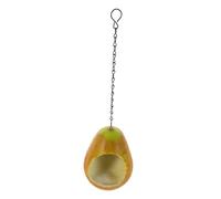 HAPINARY Hanging Pear Shaped Bird Feeder for Outdoors Large Capacity Fruit Feeder Bowl for Parakeets and Wild Birds Weatherproof Garden Balcony Food Dish for Trees and Patios