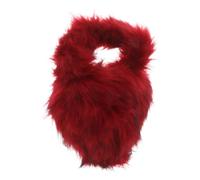 HAPINARY Heart Shaped Plush Shoulder Bag for Women Red Daily Use | Polyester Build, Magnetic Closure, Lightweight Carry, Soft Fuzzy Finish, Office Workers and Students