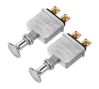 HAPINARY Heavy Duty Push Pull Switch with Dual Protection Waterproof Toggle Switch 6-28v 75a 2pcs Dc Zinc Alloy for Agricultural Vehicles and Control Systems