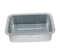 HAPINARY Heavy Duty Steel Oil Drain Pan with Crimped Lip Waste Engine Oil Collector Tank for Car Repair and Fluid Changes Drip Tray for Garage Use