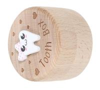 HAPINARY Holder Teeth for Preserving and Multiple Storing for Memories Wooden Capacity Large with Tooth Box Intricate Carved Design, Keepsake Delightful Girls Baby Boys