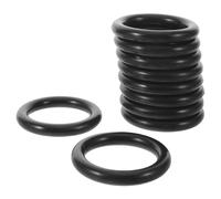 HAPINARY Horse Stirrup Bands 10pcs Black Peacock Safety Rubber Rings for Metal Stirrup Models, Non-Slip Riding Bands for Beginners and Youth