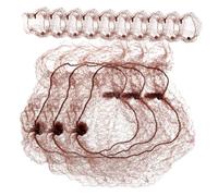 HAPINARY Invisible Bun Hair Nets 50 Pack Elastic Mesh Hair Nets for Women Essential for Bun Styles