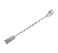 HAPINARY Lab Spoon with Long Handle Stainless Steel Material for Graphite Crucible Scooping in Scientific Environments