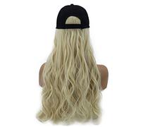 HAPINARY Ladies Hair Wig Hat Long Curly Wig Cap Summer Wedding Fashion One-piece Hair Extension Hat Elegant Casual Hairpiece