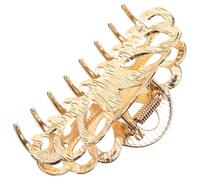 HAPINARY Large Hollow out Crown Hair Clip for Women and Teens, Alloy Material, Resistant to Deformation, Trendy and Elegant Large Claw Hair Accessory for Daily Use and Special Occasions