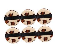 HAPINARY Large Size 6pcs Makeup Puff Face Puff Hold Strap Beauty Puff for Cosmetics