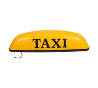 HAPINARY LED Taxi Roof Light with Suction Cup Mount Yellow Dome Car Top Sign Lamp for Vehicle Visibility Nighttime Illumination Secure Attachment for DIY Taxi Roof Light