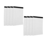 HAPINARY Legal Pads Office Notepads A5 127X203Mm Wide Ruled Tearable Printed Paper Pad 8Pcs Portable for Personal Memo and Work