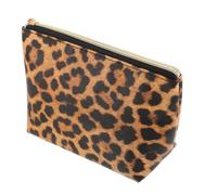 HAPINARY Leopard Pattern Makeup Bag Portable Travel Toiletry Bag Large Capacity for Women for Makeup Accessories for Daily Use Travel