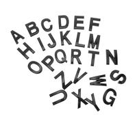 HAPINARY Letter Sign A Z Self Adhesive Alphabet Plaques Black Decorative Letters for Home Address Door Wall Office Outdoor Use
