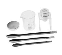 HAPINARY Lipstick Repair Tool Diy Lipstick Crafting Kit Graduated Beaker and Eye Spatula for Makeup Enthusiasts