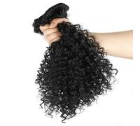 HAPINARY Long Curly Wig Stylish Design and True-to-life Look, Comfortable for Daily Wear, Black Women Curly Wig for Party or Costume Hair Accessory