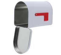 HAPINARY Mailbox with Raised Signal Flags 6.14X4.41X3.70In Metal Postbox for Valentine Card Exchange and Outdoor Playhouse Activities