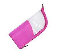 HAPINARY Makeup Brush Storage Bag Cosmetic Bag Translucent Travel Organizer Holder for Woman Compartments Portable for Daily Use and Makeup Brush Storage