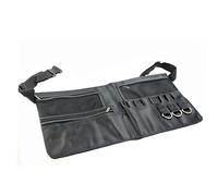 HAPINARY Makeup Brush Waist Bag Adjustable Belt Multi Pocket Makeup Tools Pack for Professional Artists Compact Design for Easy Carrying and Organization Black