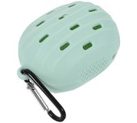 HAPINARY Makeup Puff Storage Box Silicone Storage Smooth User Experience Adorable Design Light Green Travel Makeup Sponge Box for Business Trips