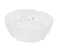 HAPINARY Manicure Hand Soak Bowl Small Size Three-Legged Crystal Design Nail Soaking Dish for Gel Polish Remover and Cuticle Softening Suitable for Salon and Home Use