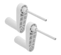 HAPINARY Manual Crank Handle 2Pcs 6Mm Diameter Ergonomic Replacement for Standing Desk and Workbench Easy Installation for Industrial Use