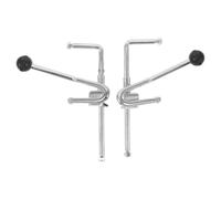 HAPINARY Manual Wheelchair Leg Lifter with Ergonomic Control Handle and Rubber Alloy Construction for Effortless Adjustment, Silver Wheelchair Footrest Accessory for Seniors and Mobility