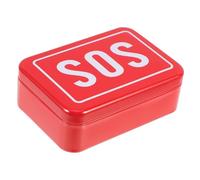 HAPINARY Medicine Box Outdoor Survival Kit Case Portable Travel Medical Box Tinplate Emergency