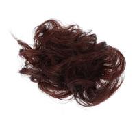 HAPINARY Messy Bun Hair Piece Human Hair Extensions for Women Wavy Style for Casual Party Look