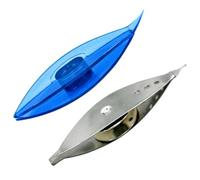HAPINARY Metal Knitting Shuttle 2 Pieces Plastic Multifunctional Tools for Sweater Knitting Knitters DIY Sewing Craft Accessories