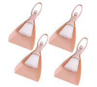 HAPINARY Mini Broom and Dustpan Set 4 Pack Cleaning Utensils Brush and Dustpan Set Desktop Cleaner Household Supplies Portable Cleaning Tools for Home