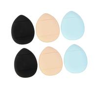 HAPINARY Mini Powder Puff 6pcs Mixed Colors Soft Cosmetic Foundation Powder Puff for Face Makeup Application Portable Beauty Tool for Daily Use