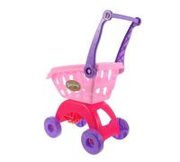 HAPINARY Miniature Grocery Cart with Doll Basket Pretend Play Supermarket Trolley for Indoor Outdoor Use Enhances Social Skills and Early Learning Easy Assembly and Storage