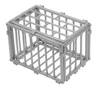 HAPINARY Miniature Plastic Pet Cage Model for Action Figure Display Lightweight DIY Mini House Decor Multifunctional Small Storage Box Table Ornament for Living and Bedroom