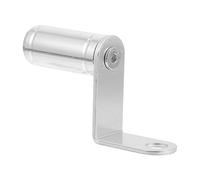 HAPINARY Motorcycle Rearview Mirror Extension Holder Silver Compact Rust Resistant Mount Bracket for Motorbike Rearview Mirror Easy Install Fit for Electric Bike and Motorbike Accessories