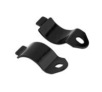 HAPINARY Motorcycle Turn Signal Mount Bracket Clamp Black Adjustable Fit Fork Tubes for Chopper Bobber Cafe Racer Custom Motorbikes
