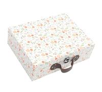 HAPINARY Multi-functional Portable Paper Present Box with Lid, Small Elegant Storage Holder for Jewelry, for Birthday and Special Occasion Wrapping