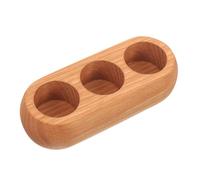 HAPINARY Multi-Purpose Essential Oil Bottle Container Wooden Essential Oil Stand Beauty Organizer