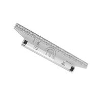 HAPINARY Multi Purpose Parallel Drawing Ruler with Angle Scale Plastic Measuring Rolling Ruler for Architects Engineers Designers Scale for Precise Horizontal Vertical and Arc Lines