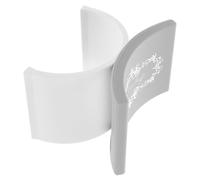 HAPINARY Nail Arm Rest Hand Pillow U-Shaped Silicone Cushion Featuring Deformation Resistance, White Portable Nail Art Accessory for College and Home Use
