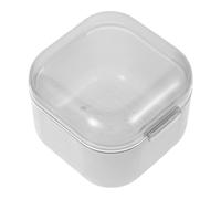 HAPINARY Nail Soaking Box for Manicure Tools Capacity Organizer for Nail Art Cleaning and Storage for Personal and Design for Easy Observation