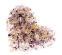 HAPINARY Natural Decorative Fluorite Chips for Fish Tank Vase Filler Polished Crystal Gravel Tumbled Stones for Aesthetic Home Decor and Optimal Drainage