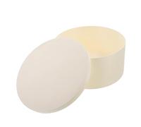 HAPINARY Natural Paulownia Wood Round Cake Box Hand-polished Rustic Wrap Box for Wedding Candy Small Storage Organizer Versatile Keepsake Container