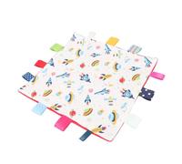 HAPINARY Newborn Soothing Pacifying Towel Knitted Travel Comforter with Bright Colors for Psychological Security and Visual Development Shower Gift