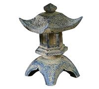 HAPINARY Pagodas Mini Landscape Model Garden Resin Ornament Vintage with Zen Style, Sturdy Micro Landscaping Statue for Yard and Garden Decoration Outdoor for Unique Home Decor
