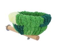 HAPINARY Parrot Hanging Nest Bird Cage Warm Nest Parrot Perch Stand Plush Bird Bed for Cage