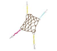 HAPINARY Parrot Swing Toy Bird Hammock Climbing Stand Birdcage Perch for Cockatiel Fun Birdhouse Decor