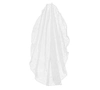 HAPINARY Pearl Veil Birdcage Bridal Veil Wedding Veil Lace Bride Veil White Lace Veil Lace Birdcage Veil Veils for Women Wedding White Pearl Short Veil White with Comb Bride Birdcage