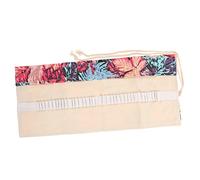 HAPINARY Pencil Roll up Case Canvas Pencil Organizer Slots Portable Pouch for Art Supplies for Students and Artists Space-Saving Design for Easy Storage
