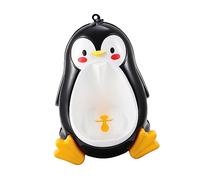 HAPINARY Penguin Shaped Boy Training Urinal Potty for Toddlers Wall-Mounted Black Cartoon Animal Pee Training Tool Suitable for Home Bathroom Use